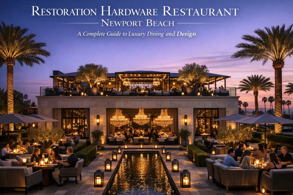 Restoration Hardware Restaurant Newport Beach