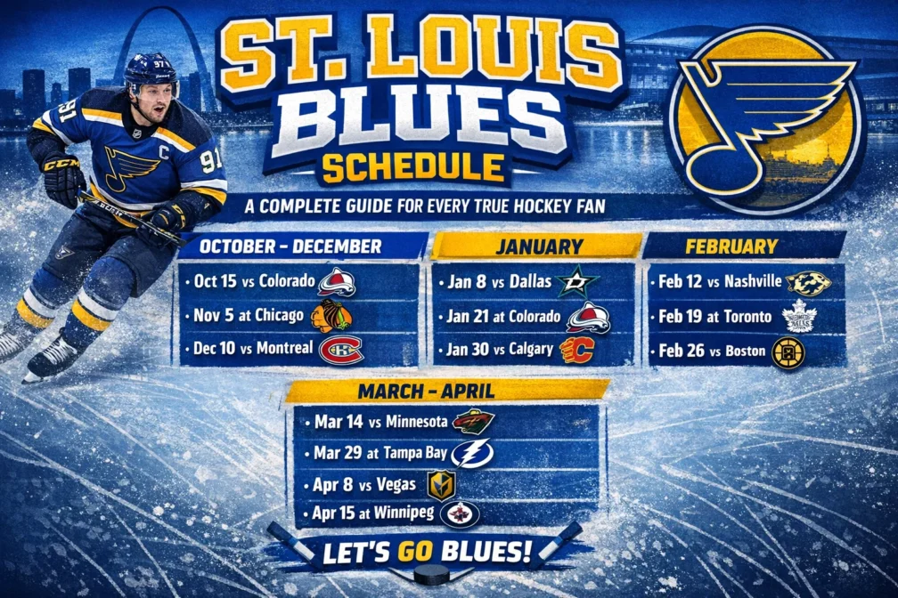 St Louis Blues Schedule