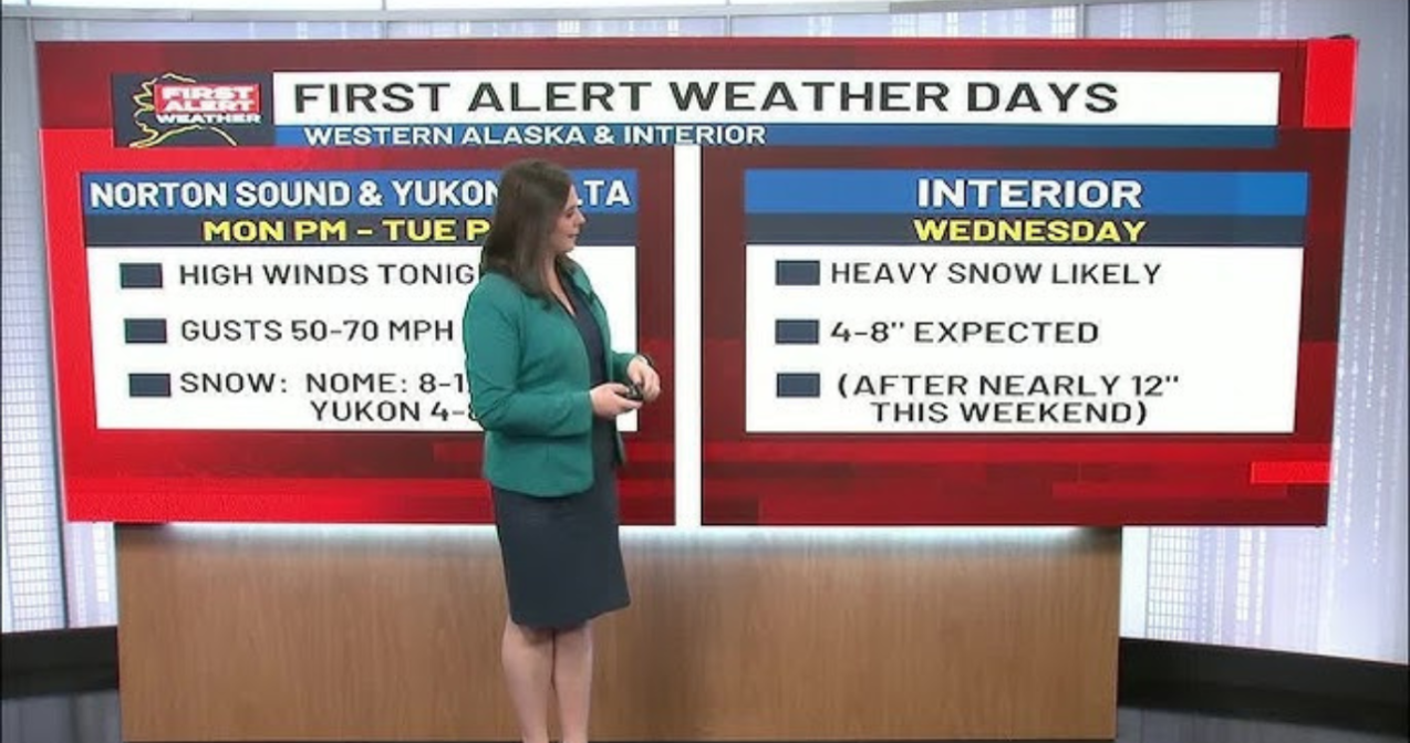 Alaska Interior Snow Warning