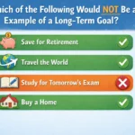 Which of the Following Would Not Be an Example of a Long-Term Goal?